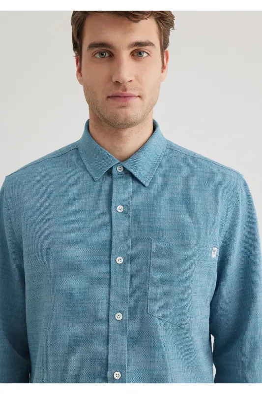 Shirt Slim Fit / Slim Cut 0211383-70735-Blue - 7