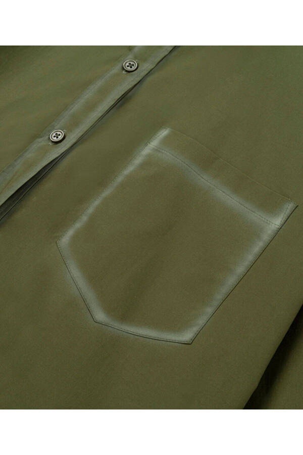 Shirt with contrasting hand-painted effect - 4