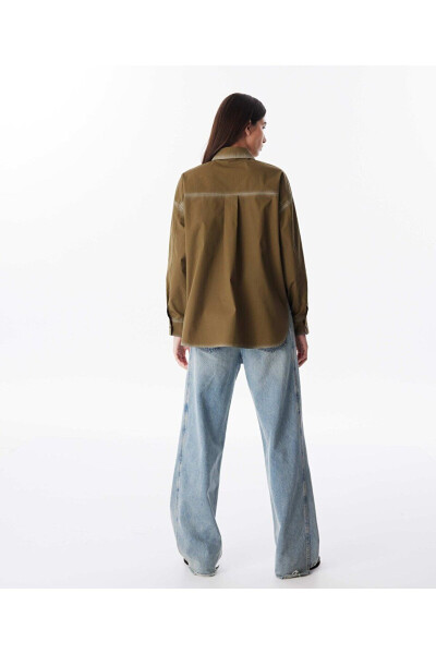 Shirt with contrasting hand-painted effect - 5