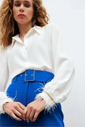 Shirt with Cuff Accessories - Ecru - 6