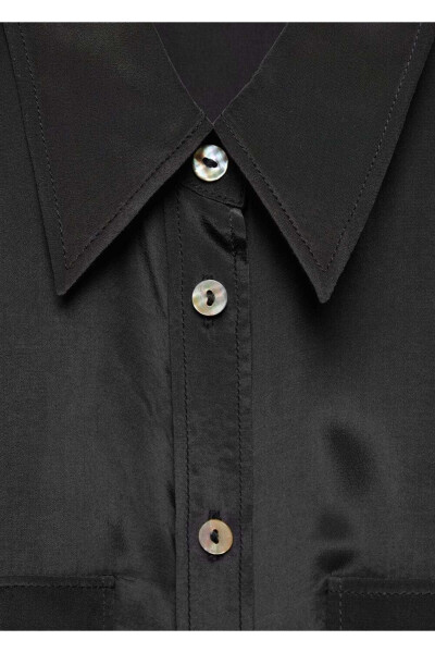 Shirt with Pockets and Drape - 7