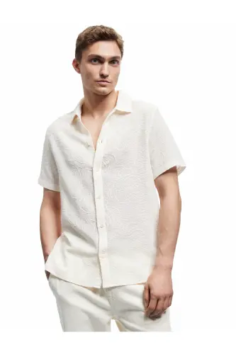 SHIRTS SS - BEJ - Koton (1)