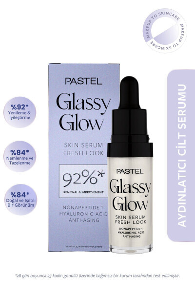 Shisha Parıltılı Teri Cilt Serumining Yangi Ko'rinishli Yuz Serumi 14.4 ml - PASTEL