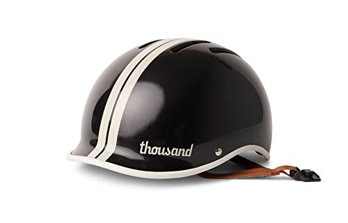 Шлем для взрослых Thousand Bike Helmet The Original Low Profile Retro Commuter Cycling Helmet Safety Certified for Bicycle Skateboard Road Bike Skating Roller Skates; для мужчин и женщин; Heritage Collection (средний) - 1