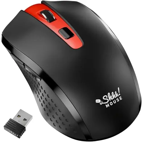 SHModazoneodazoneOUSE Silent Mouse Wireless - Quiet, Cordless USB Mouse for Laptop, Chromebook & PC 