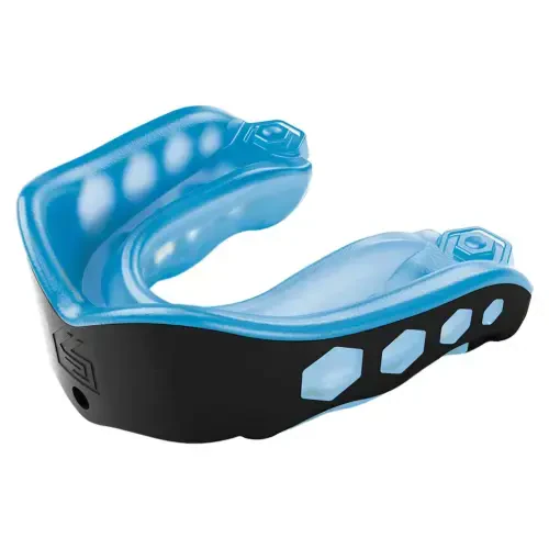 Shock Doctor Sport Gel Max Protective Mouth Guard for Football, Basketball, Hockey, Soccer, Youth, Blue and Black - SHOCK DOCTOR (1)