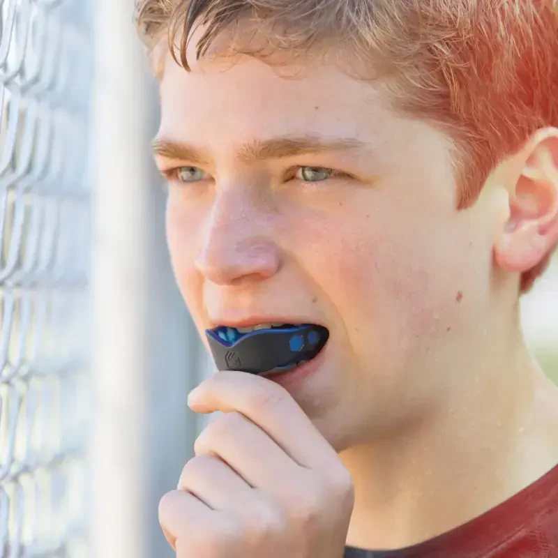 Shock Doctor Sport Gel Max Sports Protective Mouth Guard, Black, Adult - 1