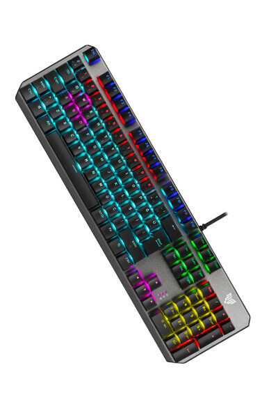 Shooter Rainbow Mexanik O'yinchi Klaviaturasi Qizil Switch Q Tr - 33