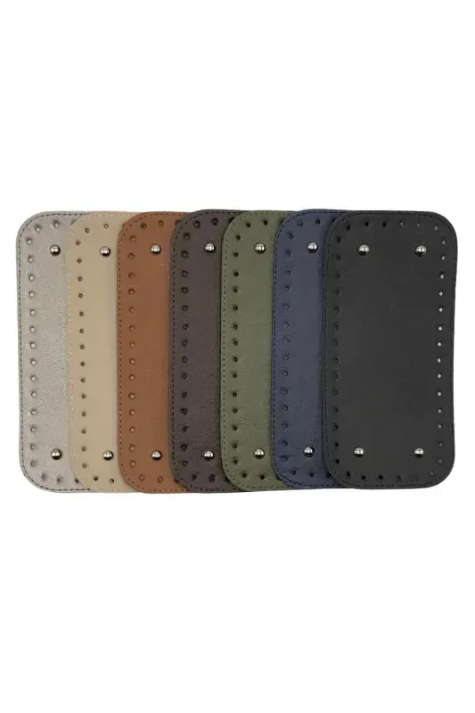 Short Bag Bottom Artificial Leather 12cmx25cm - 4