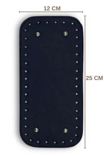 Short Bag Bottom Faux Leather 12cmx25cm 