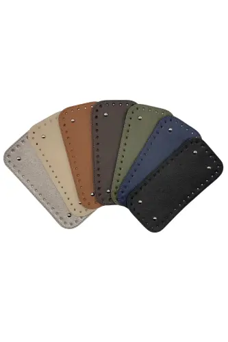 Short Bag Bottom Faux Leather 12cmx25cm - 5