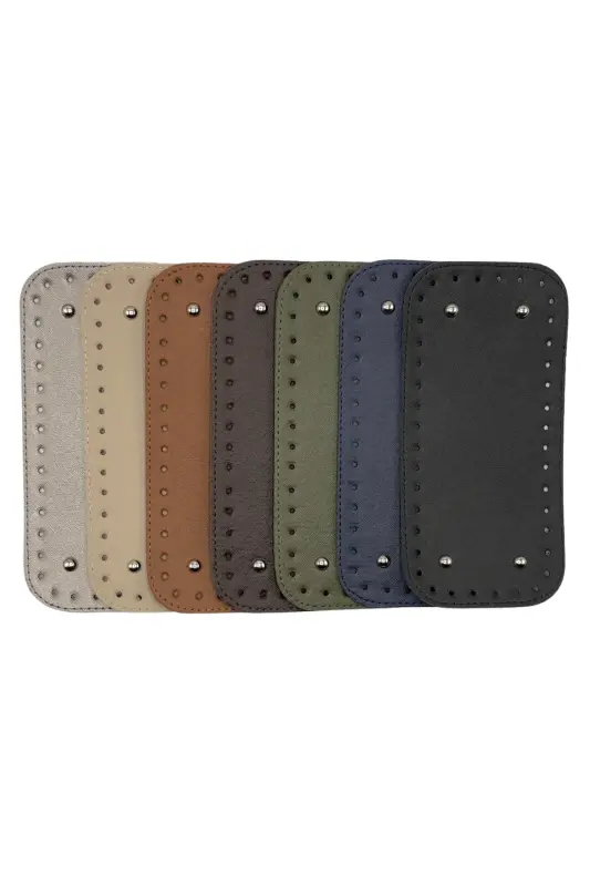 Short Bag Bottom Faux Leather 12cmx25cm - 5