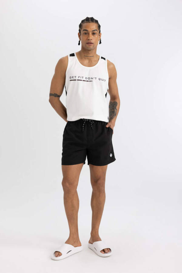 Short Basic Swim Shorts Black - 1