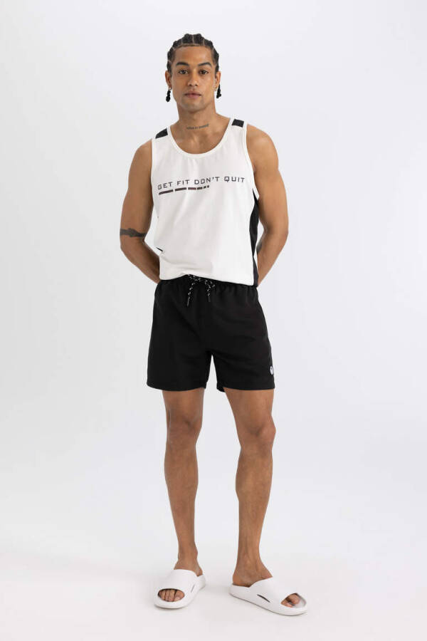 Short Basic Swim Shorts Black - 2