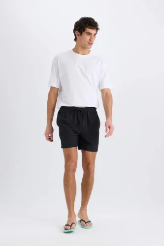 Short Basic Swim Shorts Black - DEFACTO (1)