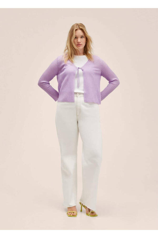 Short Knit Cardigan - 7