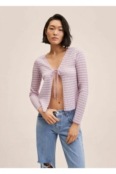 Short Knitted Cardigan - MANGO