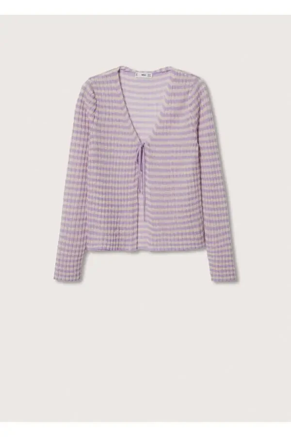 Short Knitted Cardigan - 3