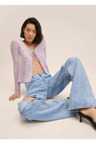 Short Knitted Cardigan - 5