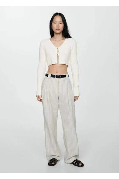 Short knitted cardigan - MANGO (1)