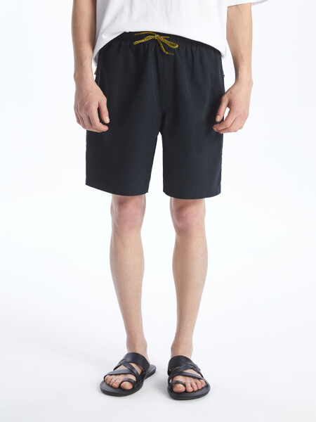 Short Length Basic Men's Swim Shorts-Anthracite - 4