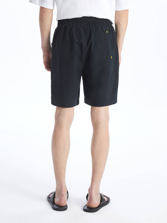 Short Length Basic Men's Swim Shorts-Anthracite - 5