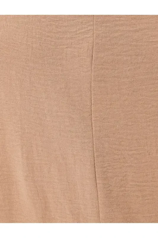 Short Salopet Cepli-Ochiq Jigarrang - 6