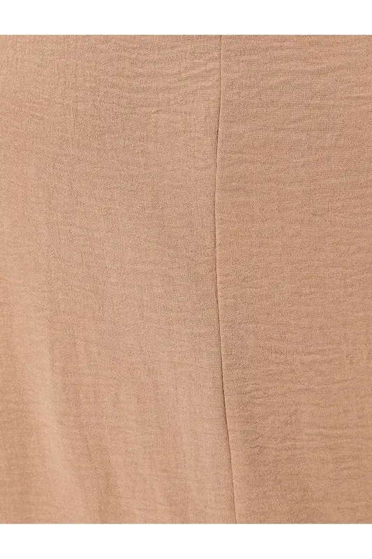 Short Salopet Cepli-Ochiq Jigarrang - 6