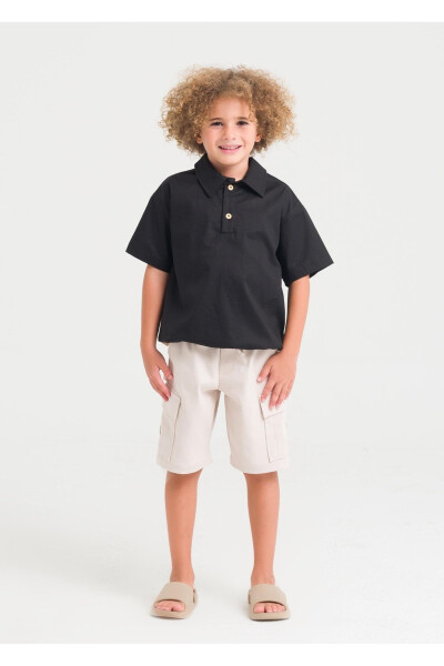 Short Sleeve Baby Boy Shirt - 4