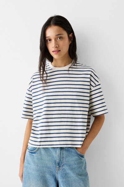 Short Sleeve Boxy Fit T-Shirt - 1