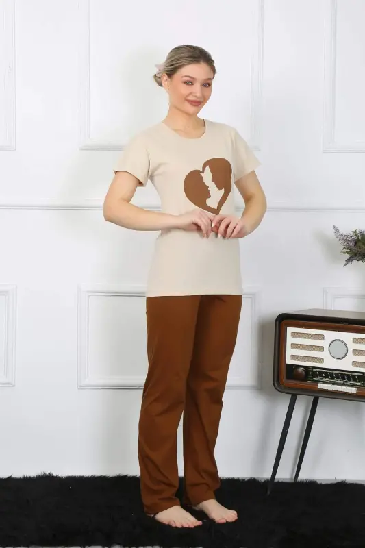 Short Sleeve Cotton Pajama Set 4209 - 6