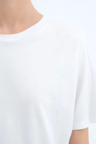 Short Sleeve Oversize Basic T-shirt P0730-j6j7y4 - 3