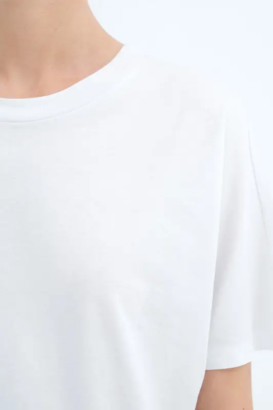 Short Sleeve Oversize Basic T-shirt P0730-j6j7y4 - 3