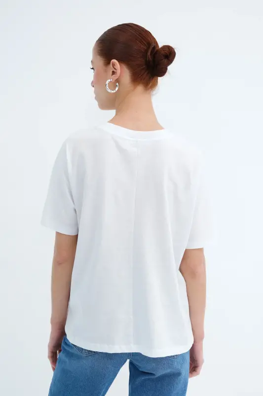 Short Sleeve Oversize Basic T-shirt P0730-j6j7y4 - 6