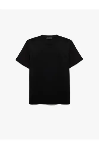 Short Sleeve Pocket Regular Fit Crew Neck Cotton - 1