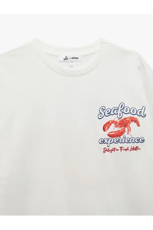 Short Sleeve Relaxed Fit Cotton Crew Neck Back - 3