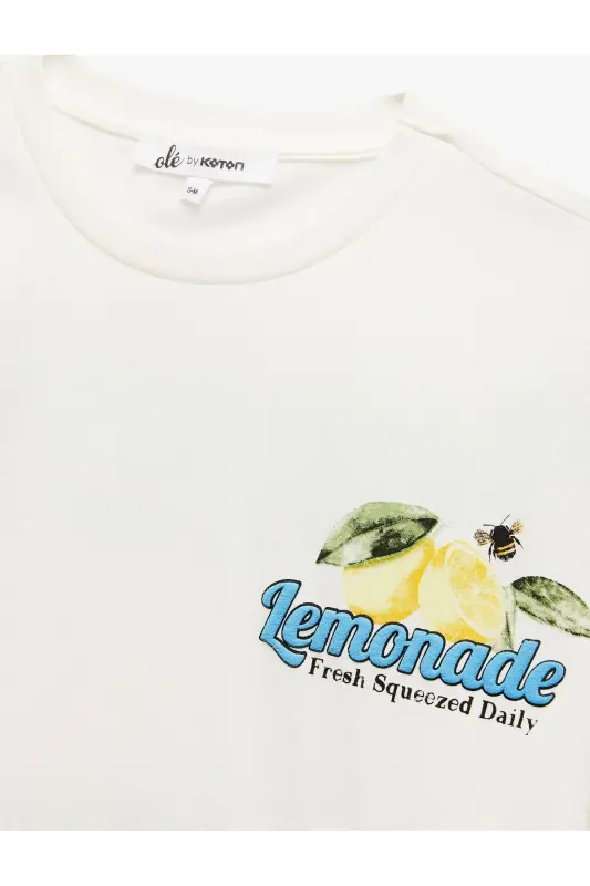 Short Sleeve Relaxed Fit Cotton Crew Neck Back - 3