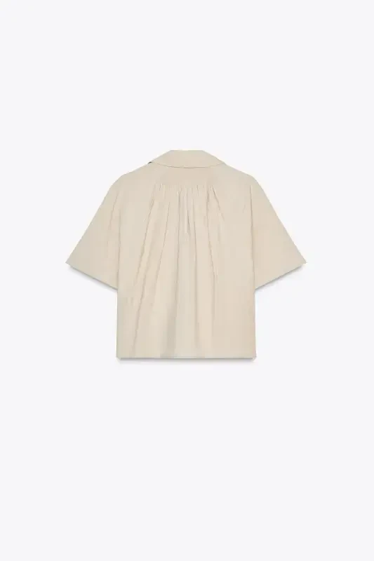 SHORT SLEEVE SHIRT-Sand - 6