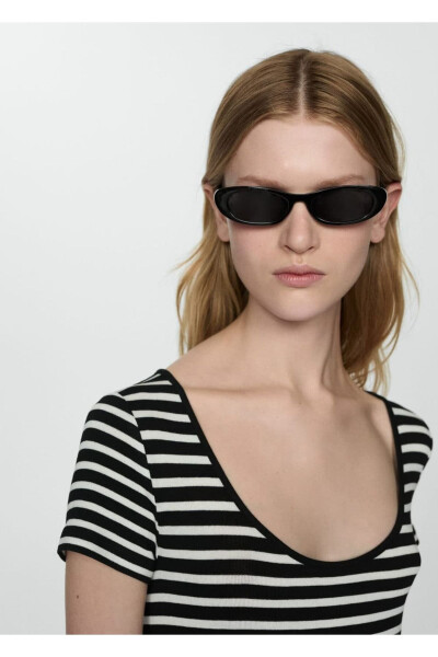 Short Sleeve Striped Dress - 7