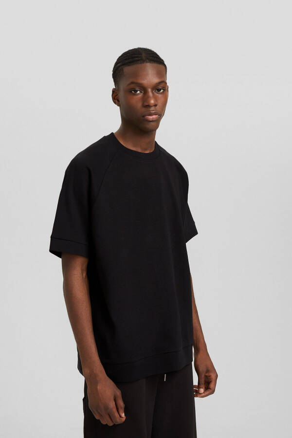 Short-sleeved interlock square cut t-shirt - 1