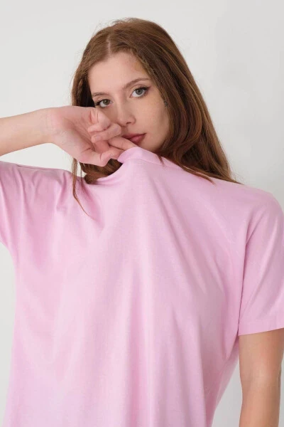 Short-Sleeved Oversize Basic T-shirt P0730-j6j7y4 - 2