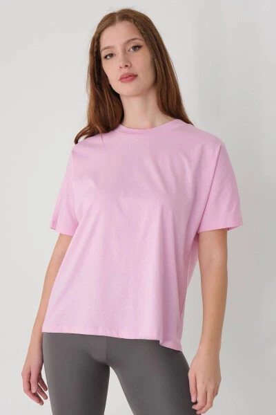 Short-Sleeved Oversize Basic T-shirt P0730-j6j7y4 - 4