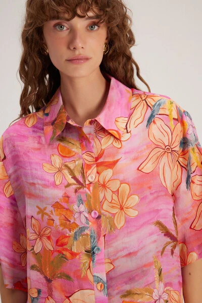 Short Sleeved Patterned Shirt - ADL (1)
