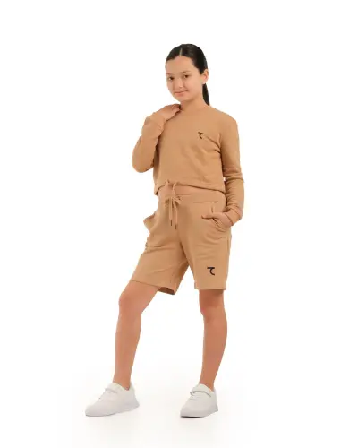 Short Sweatshirt - БЕЖЕВЫЙ - 2