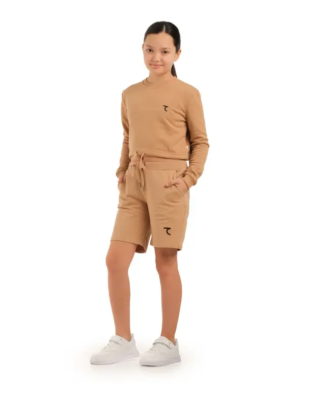 Short Sweatshirt - БЕЖЕВЫЙ - 4