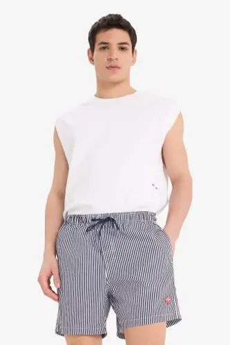 Short Swim Shorts - Navy - 3