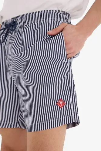 Short Swim Shorts - Navy - 5