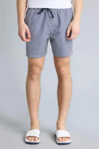 Short Swim Shorts - Navy - 3