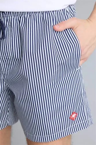 Short Swim Shorts - Navy - 4