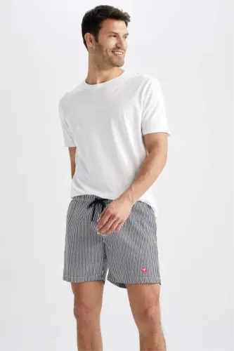 Short Swim Shorts - Navy - 3